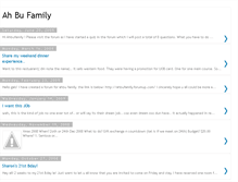 Tablet Screenshot of ahbufamily.blogspot.com