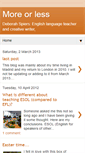 Mobile Screenshot of debralondon-moreorless.blogspot.com