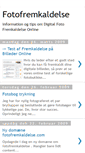 Mobile Screenshot of fotofremkaldelse.blogspot.com