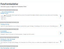 Tablet Screenshot of fotofremkaldelse.blogspot.com