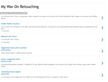 Tablet Screenshot of mywaronretouching.blogspot.com
