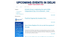 Desktop Screenshot of nexteventsindelhi.blogspot.com