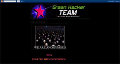 Desktop Screenshot of greenhackerteam.blogspot.com