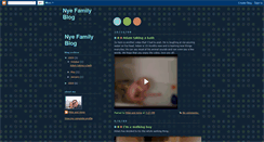 Desktop Screenshot of nyefamilyblog.blogspot.com