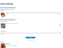 Tablet Screenshot of feetfashion.blogspot.com