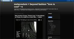 Desktop Screenshot of metacouture.blogspot.com