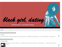 Tablet Screenshot of blackgirldating.blogspot.com