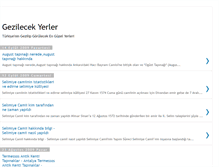 Tablet Screenshot of gezilecekyerler-turkiye.blogspot.com