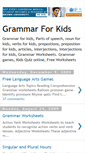 Mobile Screenshot of grammarforkids.blogspot.com