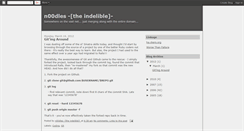 Desktop Screenshot of n00dlestheindelible.blogspot.com