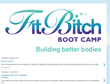 Tablet Screenshot of fitbitchbootcamp.blogspot.com