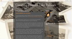 Desktop Screenshot of dreamslikepalaces.blogspot.com