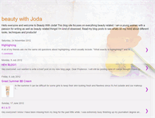 Tablet Screenshot of beautywithjoda.blogspot.com