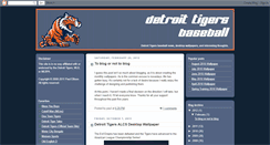 Desktop Screenshot of detroittigersbaseball.blogspot.com