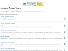 Tablet Screenshot of narutogamestore.blogspot.com