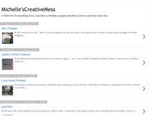 Tablet Screenshot of michellescreativemess.blogspot.com