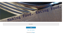 Tablet Screenshot of makingfoodeatingfood.blogspot.com