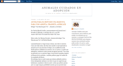 Desktop Screenshot of animalescuidadosenadopcion.blogspot.com