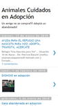 Mobile Screenshot of animalescuidadosenadopcion.blogspot.com