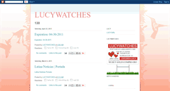 Desktop Screenshot of lucywatches.blogspot.com