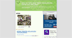 Desktop Screenshot of kpss-egitimi.blogspot.com