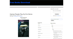 Desktop Screenshot of onlinebookdownload.blogspot.com