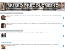 Tablet Screenshot of coleccionprecolombina.blogspot.com