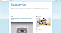 Desktop Screenshot of nadaniyan.blogspot.com