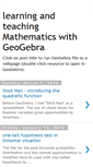 Mobile Screenshot of geogebrastuff.blogspot.com