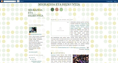 Desktop Screenshot of migrazioatahezkuntza.blogspot.com