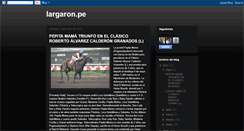 Desktop Screenshot of largaronperu.blogspot.com