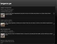 Tablet Screenshot of largaronperu.blogspot.com