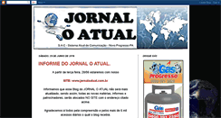 Desktop Screenshot of jornaloatual.blogspot.com