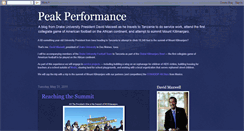 Desktop Screenshot of dupeakperformance.blogspot.com