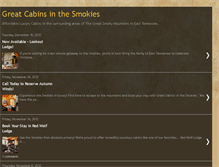 Tablet Screenshot of cabinrentalsinthesmokies.blogspot.com