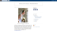 Desktop Screenshot of hollinhallweddings.blogspot.com