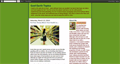 Desktop Screenshot of coolearthtopics.blogspot.com