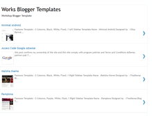 Tablet Screenshot of blogers-template.blogspot.com