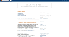 Desktop Screenshot of persistentfool.blogspot.com