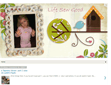 Tablet Screenshot of lifesewgood.blogspot.com