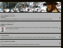 Tablet Screenshot of lucesdemisiones.blogspot.com