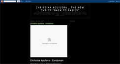 Desktop Screenshot of christinaaguilera-backtobasics.blogspot.com