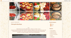 Desktop Screenshot of crumblesforeveryone.blogspot.com
