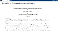 Desktop Screenshot of economicdevelopmentstrateg.blogspot.com