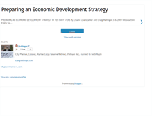 Tablet Screenshot of economicdevelopmentstrateg.blogspot.com