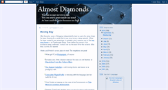 Desktop Screenshot of almostdiamonds.blogspot.com
