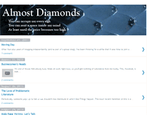 Tablet Screenshot of almostdiamonds.blogspot.com