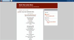 Desktop Screenshot of mobil-mercedes.blogspot.com