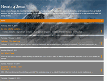 Tablet Screenshot of hearts4jesus.blogspot.com