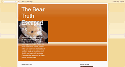 Desktop Screenshot of beartruthescapades.blogspot.com